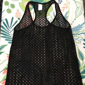 Xhilaration Black Knitted Tank Top